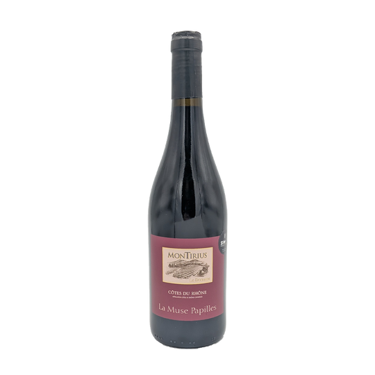 Côtes du Rhône La Muse Papilles Rouge, Domaine Montirius 2022