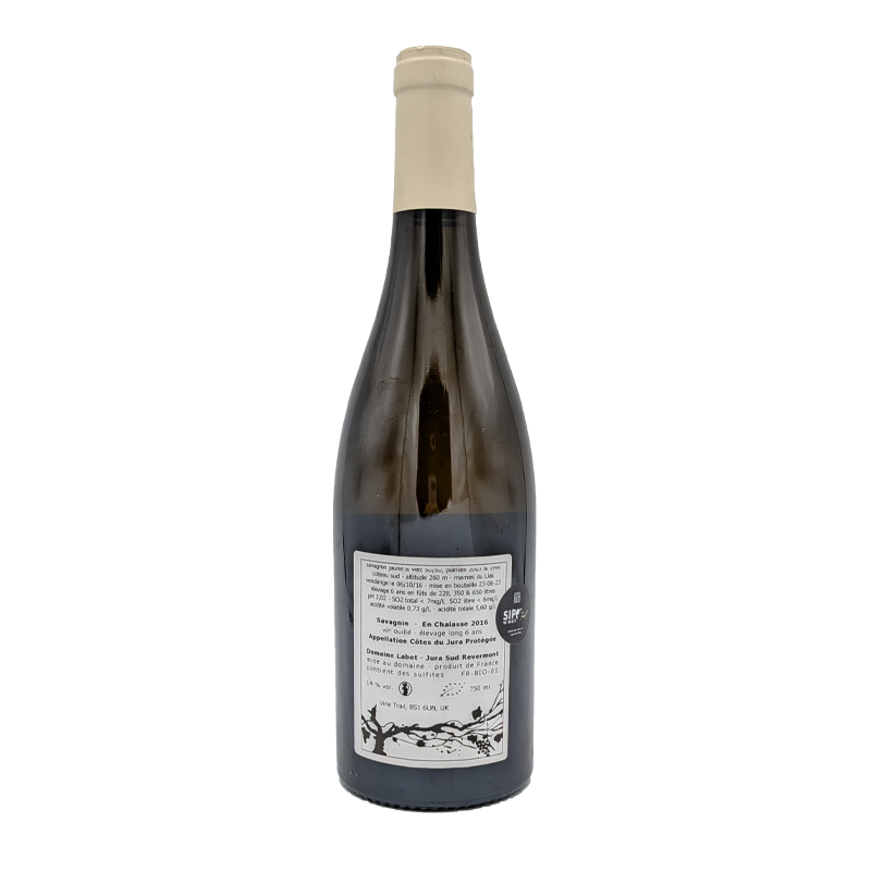 Package Savagnin En Chalasse Long Elevage Ouillé , Domaine Labet 2016