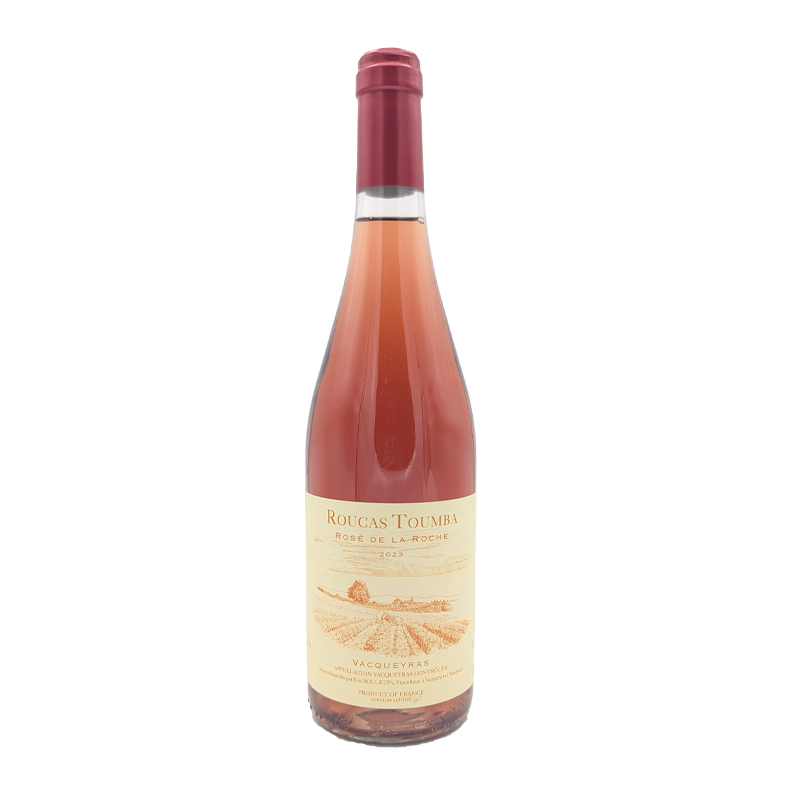 Vacqueyras Rosé de la Roche, Roucas Toumba 2023